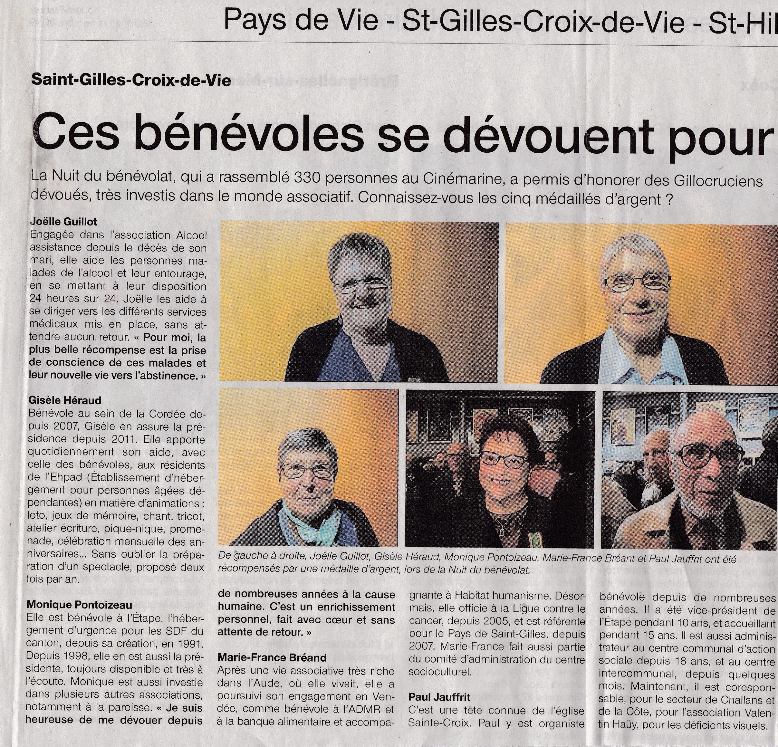 11ème nuit départementale du dévouement et du bénévolat