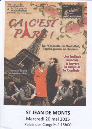 Spectacle « Ca c’est Paris »