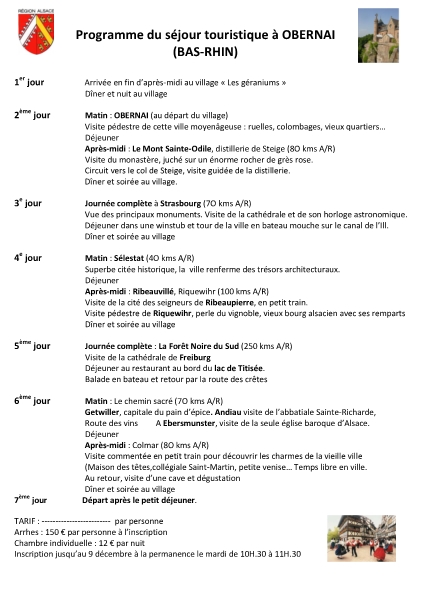 Voyage 2015 – L&rsquo;Alsace