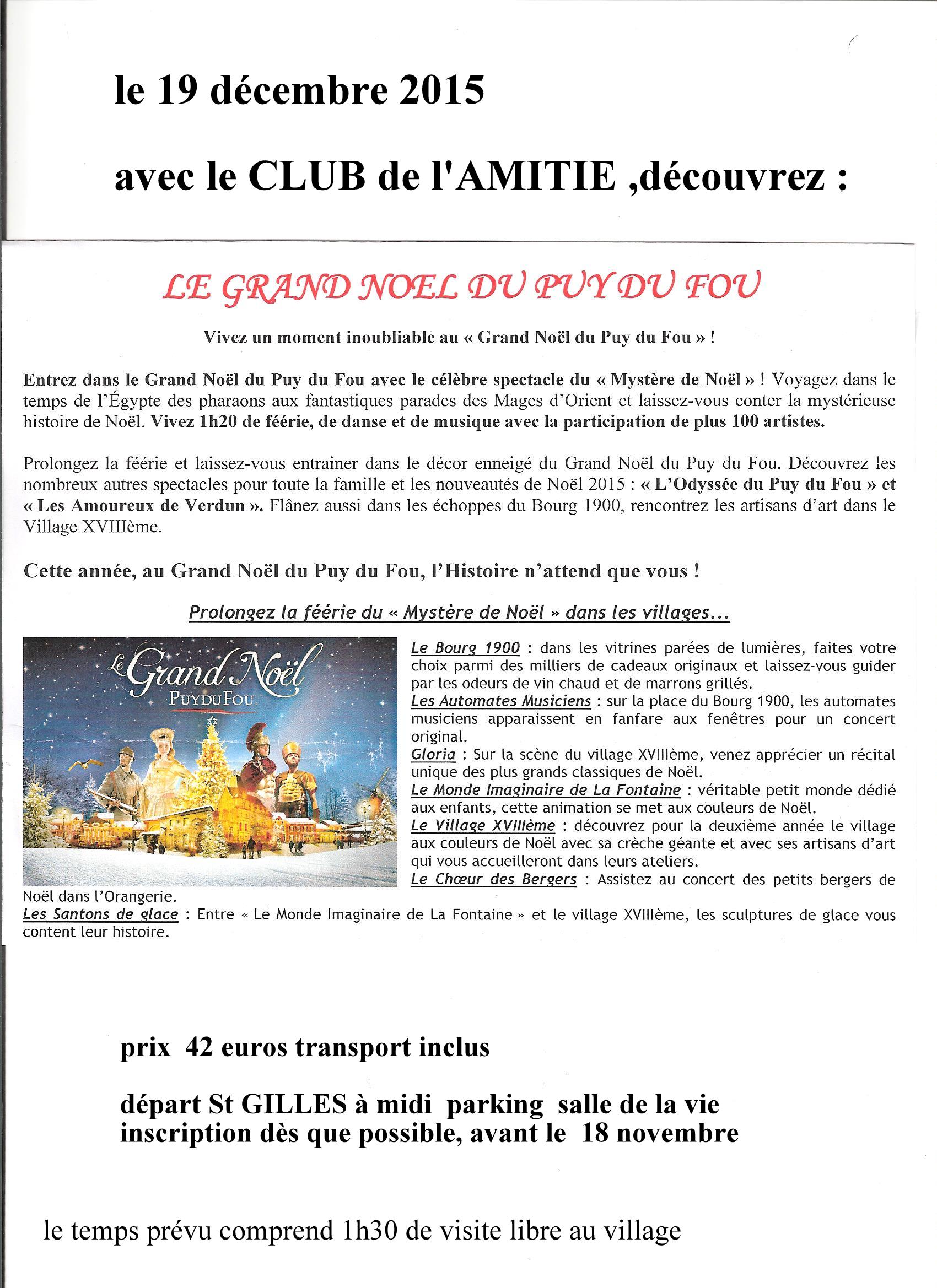 Noël Le Puy du Fou