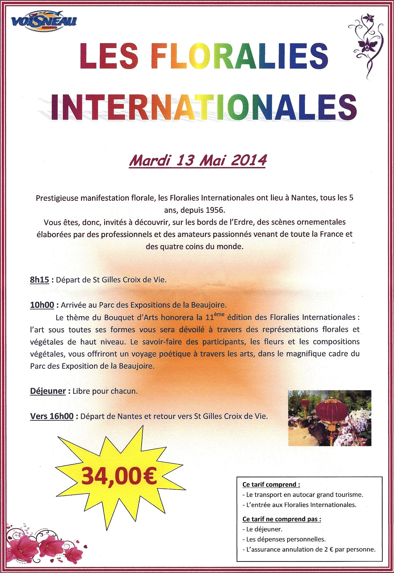 Les FLORALIES INTERNATIONALES