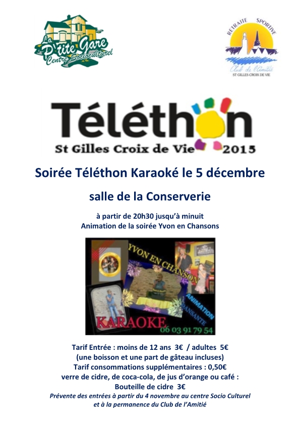 Soirée Téléthon Karaoké